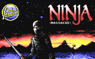 Ninja Massacre Title Screen